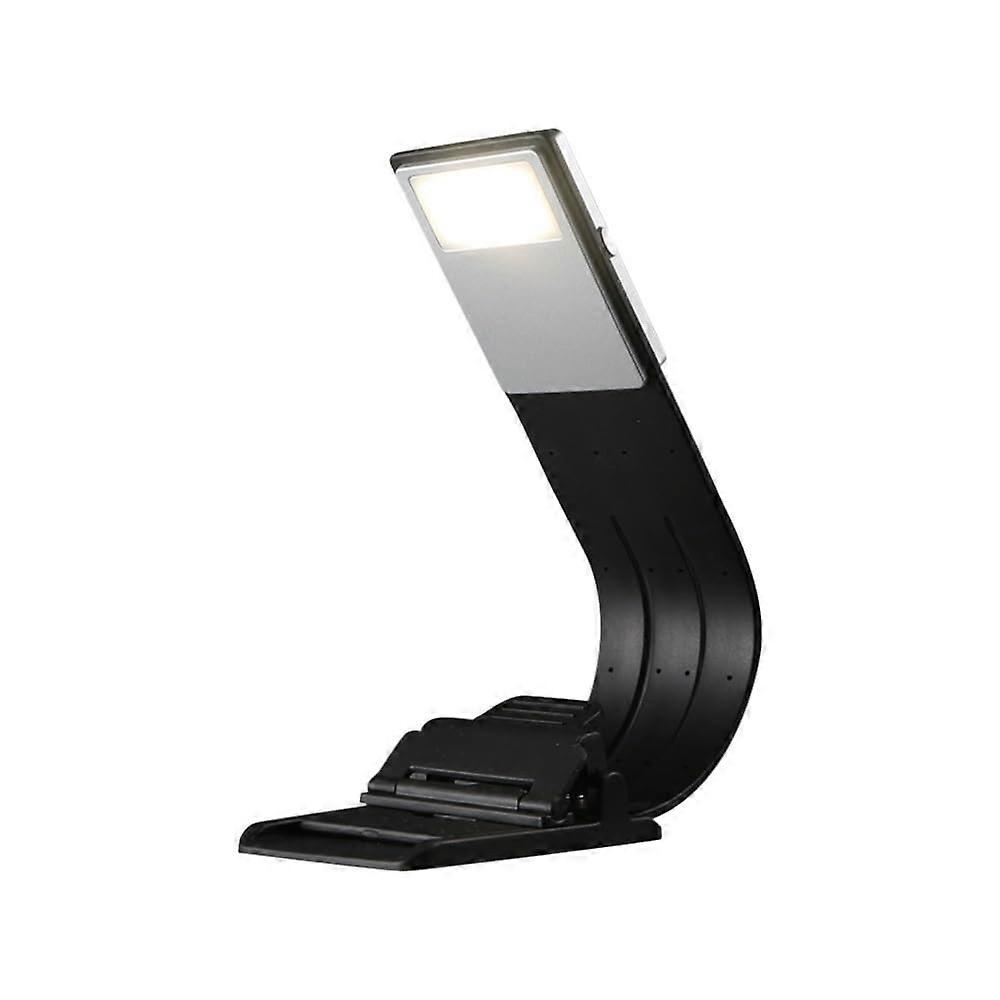 USB Rechargeable Book Light with Adjustable Brightness and Flexible Clip LED Reading Lamp