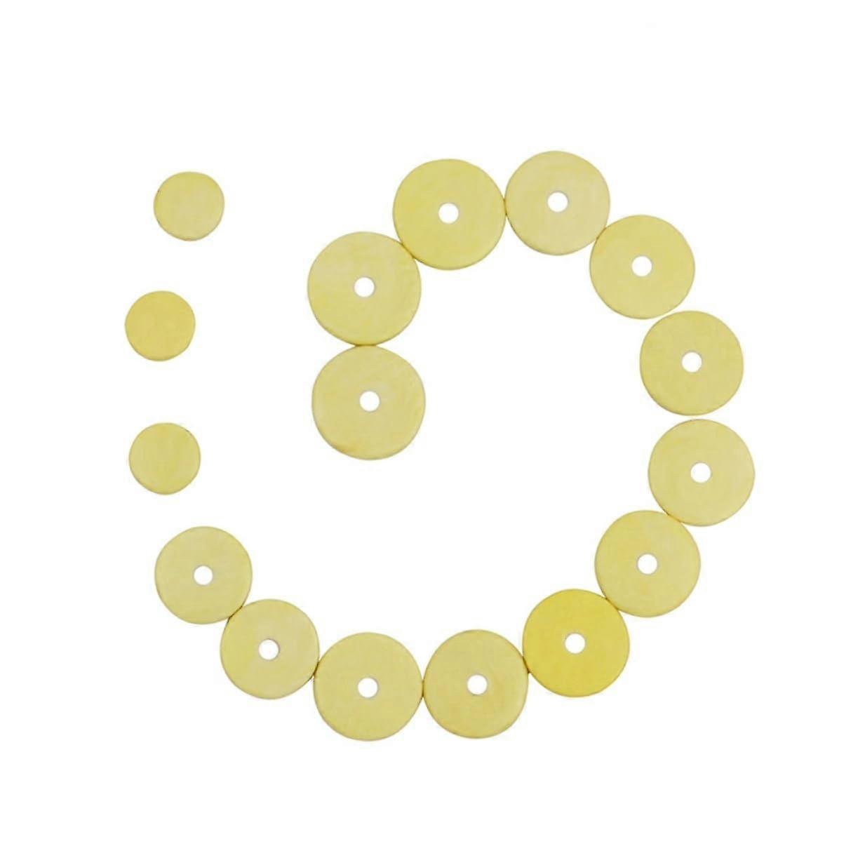 Flute  Pads Set 16pcs Open Hole Yellow Woodwind Replacement for  Sealing Performance