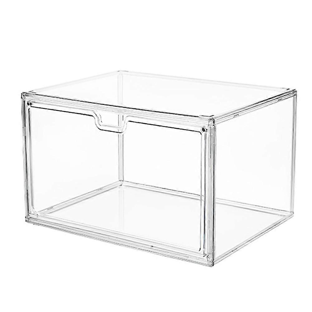 Display Stand Transparent Ladder Model Storage Box Hand Puppet Display Box 36x27x22CM