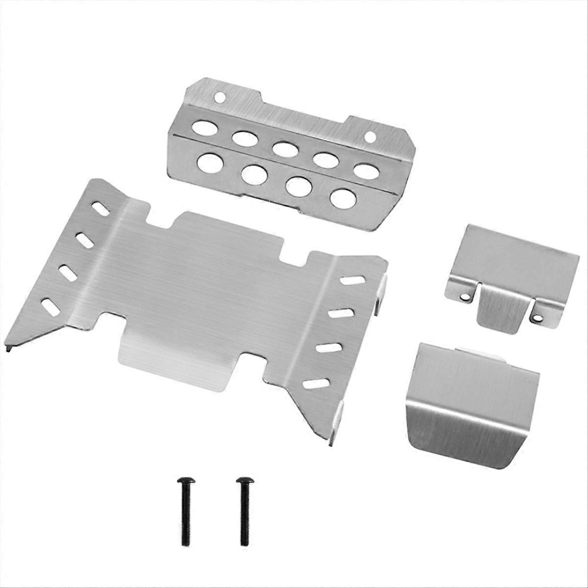 Front and Rear Chassis Armor Protector for 86020 LC71 1/10 RC Car