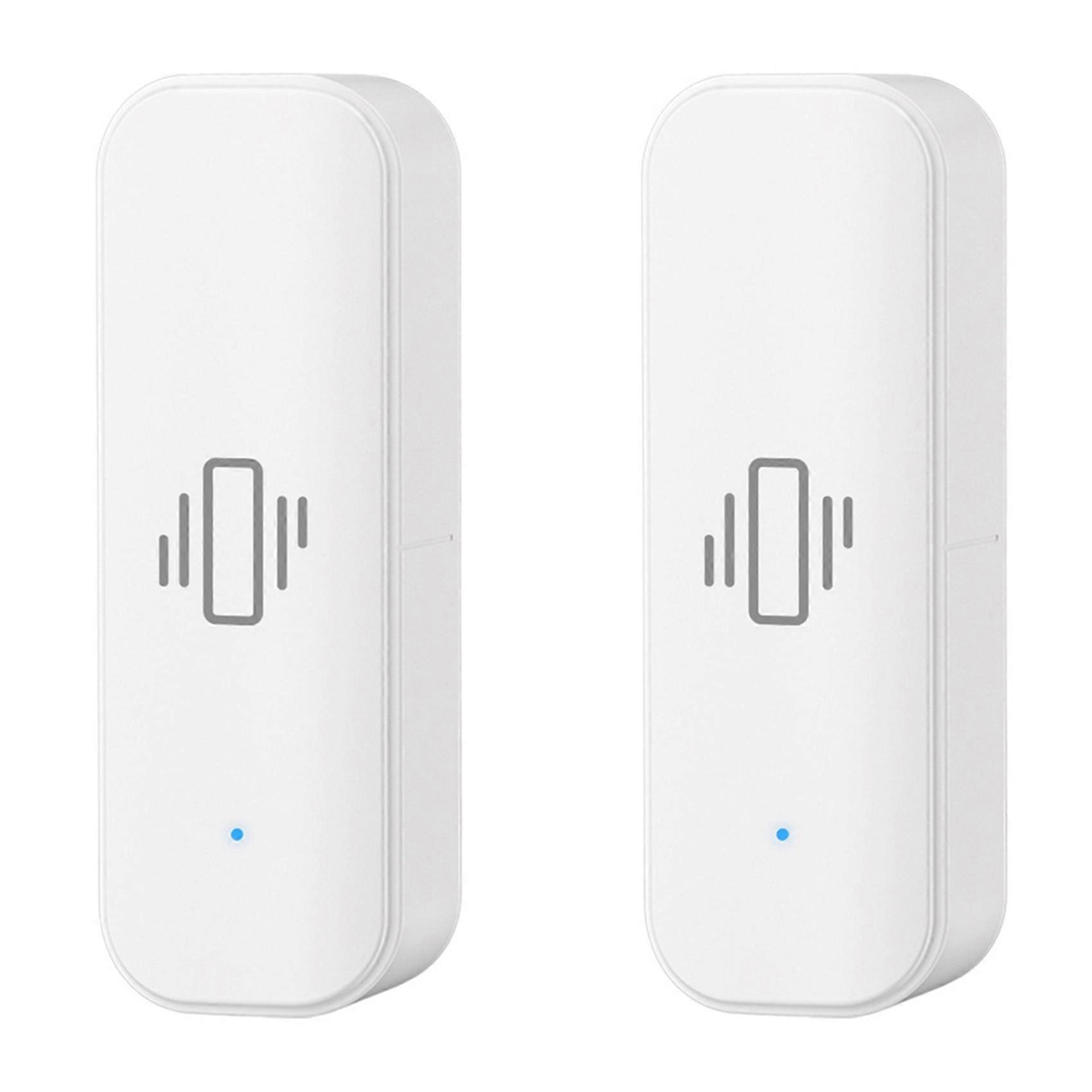 2X Tuya Smart Vibration Sensor ZigBee Tuya Sensor Monitor App Control Security Protection Zigbee Sensor