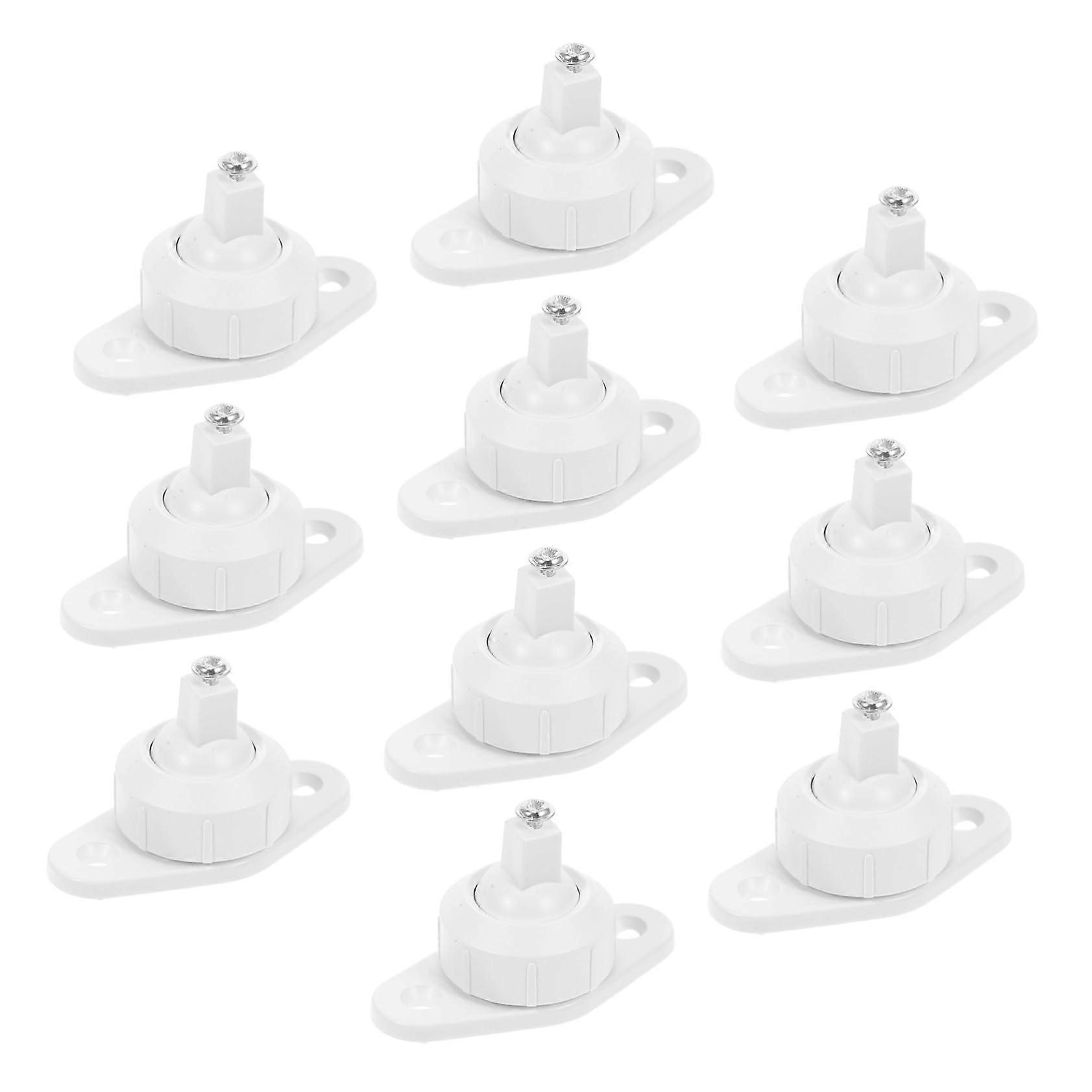 10Pcs Alarm Detector Bracket with Adjustable Wall Ceiling Mount for Home and Commercial Security