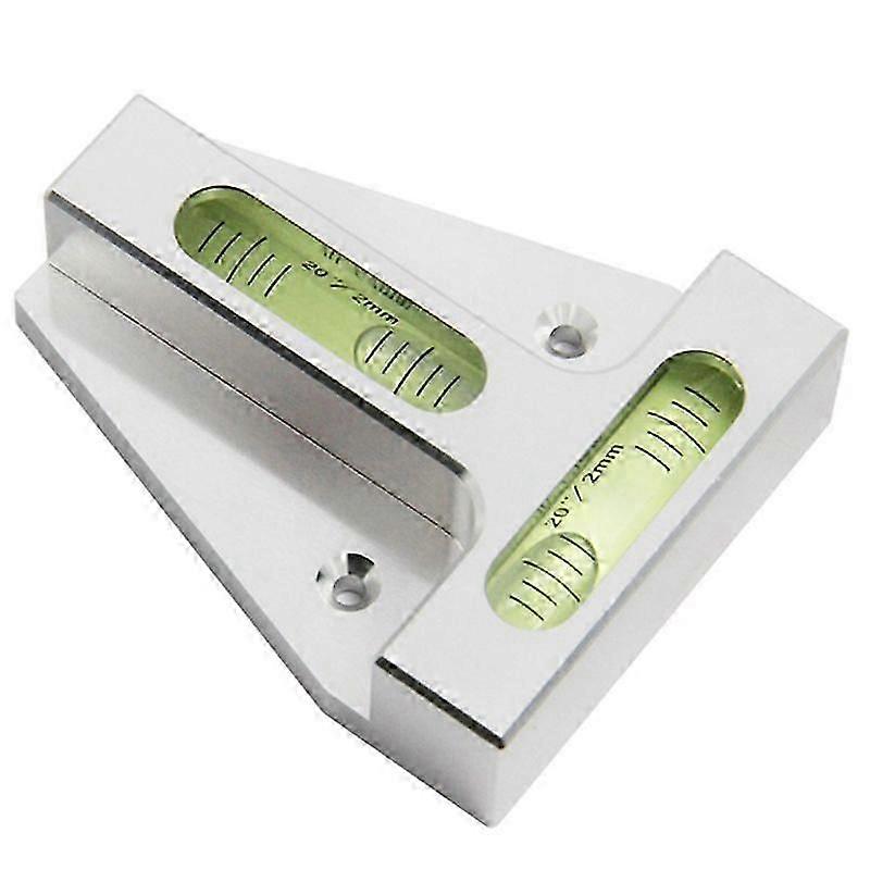 T Type Level Meter, Mini Spirit Level Bubble Two Ways A