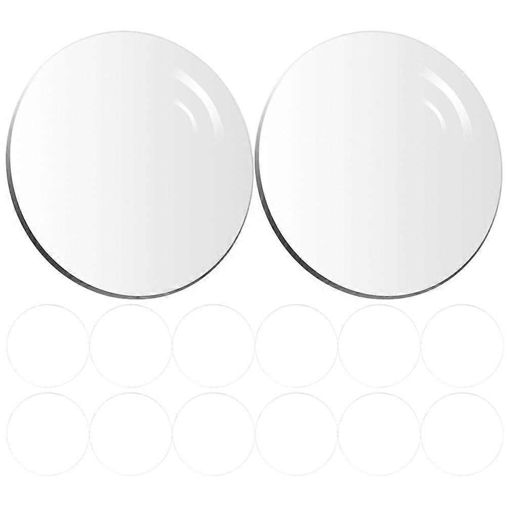 Ronde acryl taartonderlegger voor taarttransfers, 50 stuks transparante vellen