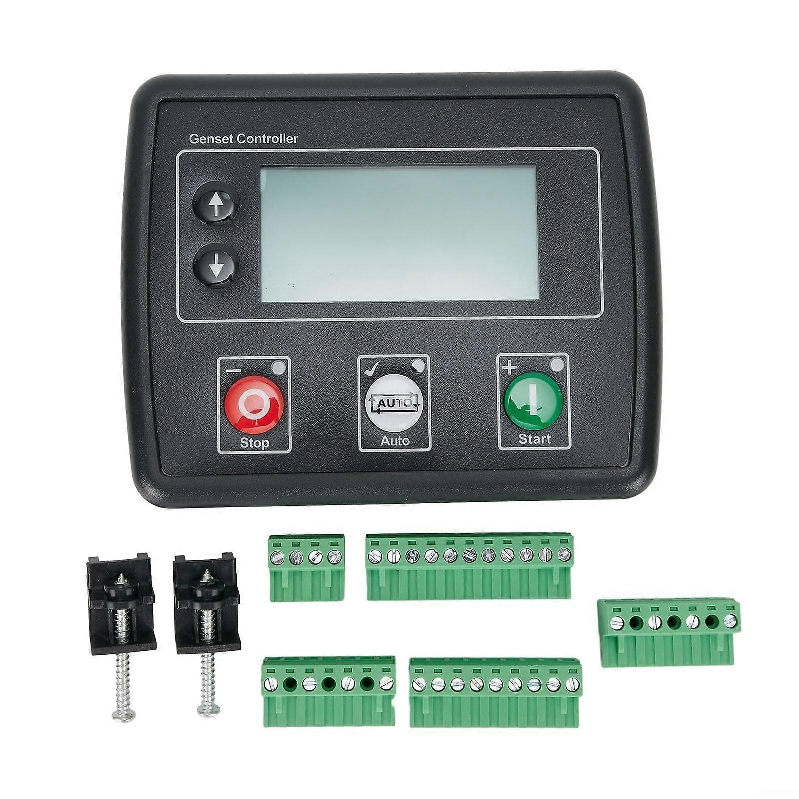 Generator Control Panel with LCD Display, Replacement for DSE4520MKII Automatic Start and Three Phase Control