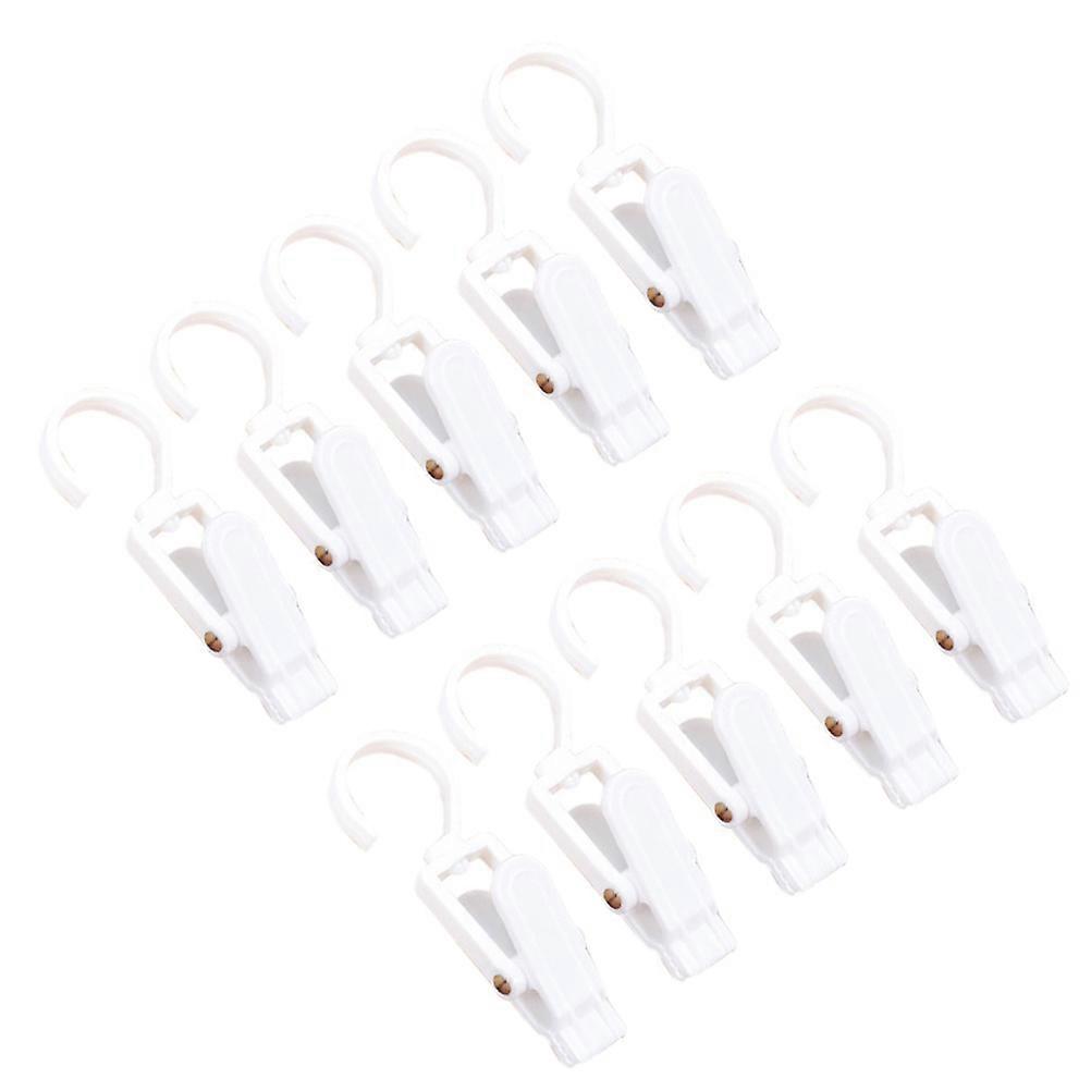 Plastic Hooks Clever Swivel Clips for Storage 10Pcs 360 Degree Rotatable