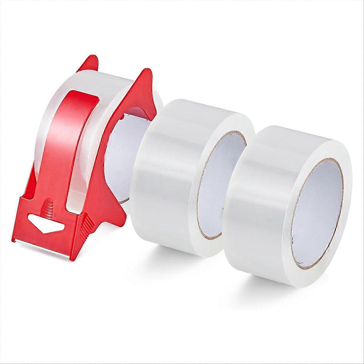 3 Roll Clear Packaging Tape Tape Dispenser