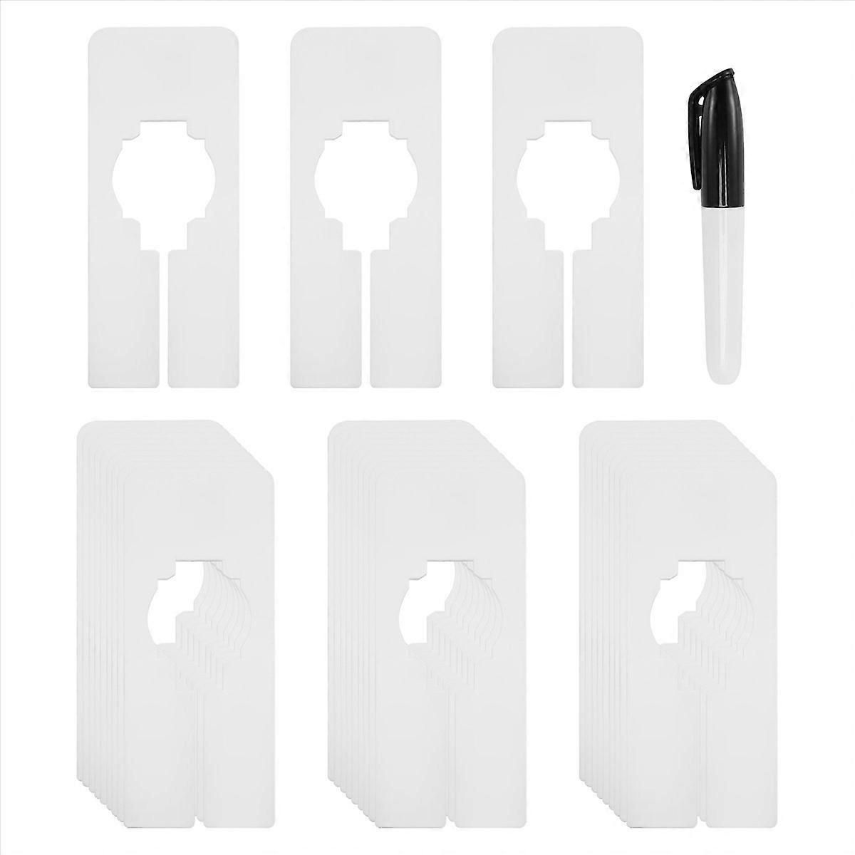 30 Closet Dividers for Hanging Clothes- Rectangle Size Dividers