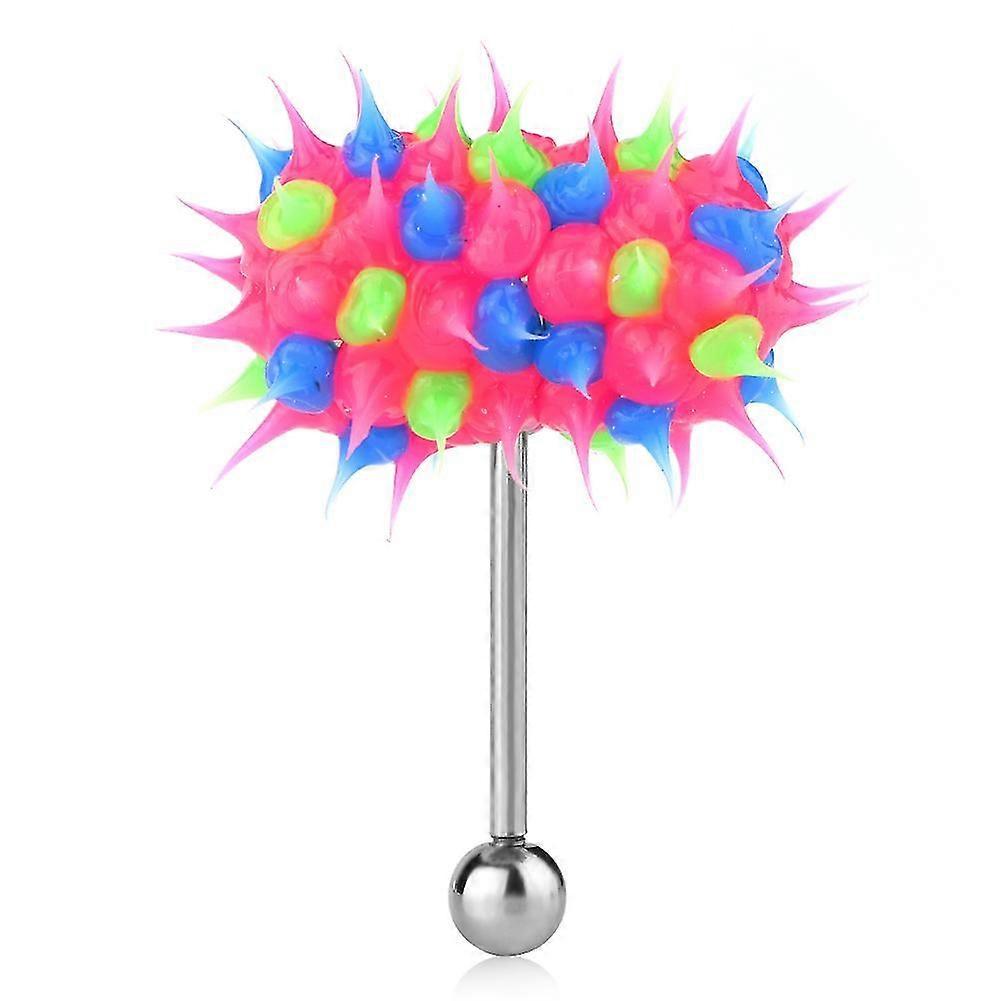 Stainless Steel Vibrating Tongue Piercing (#6)