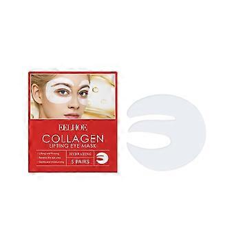 Collagen & PDRN Eye Patches - 360 Full Coverage with Caffeine Retinol Niacinamide  For Puffy Eyes & Dark Circles, Instant Hydration & Firming, 5 Pairs