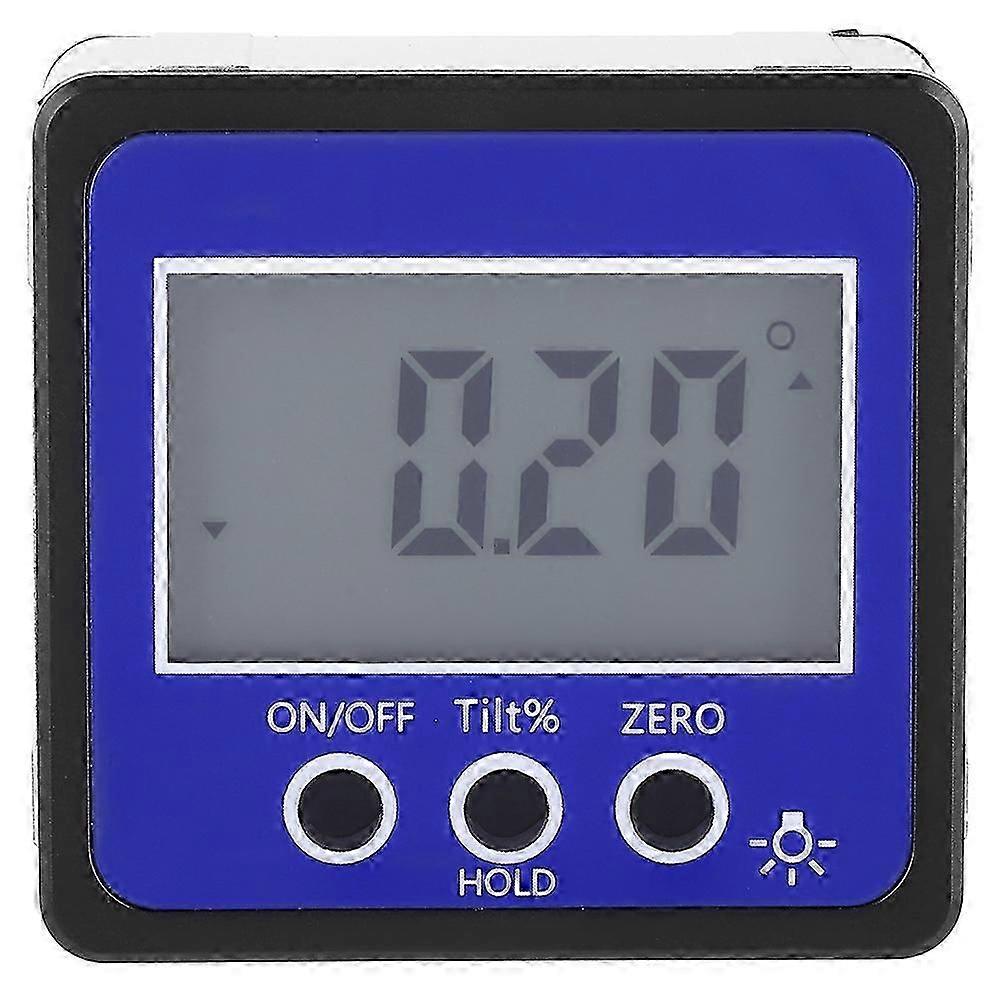 Digital Protractor Inclinometer Leveling Instrument 4*90 Degree Magnetic Base