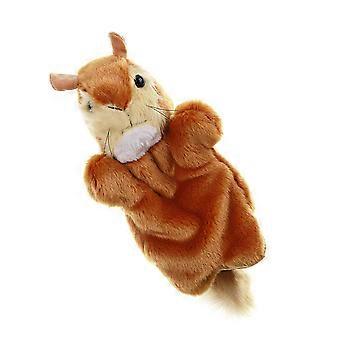 Squirrel Hand Puppet Plush Toy for Storytelling and Role- Use