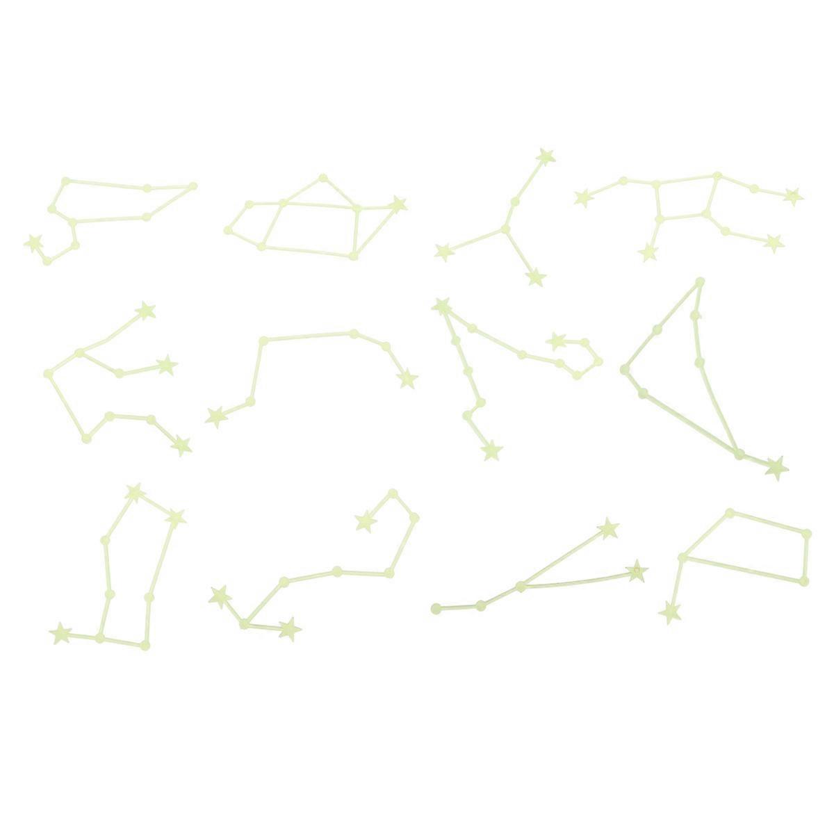 Glowing Decal for Ceiling Luminous Decoration 10Sets