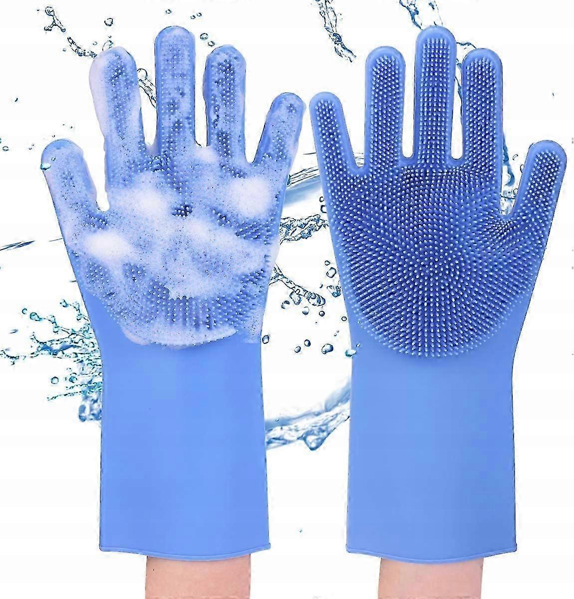 Silikonhandschuhe Korbi R. S Blau 2 Stk.