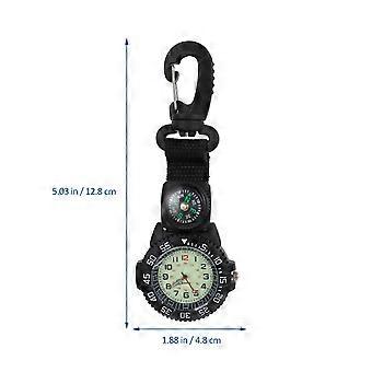Multifunctioneel cliphorloge voor backpackers en outdooractiviteiten