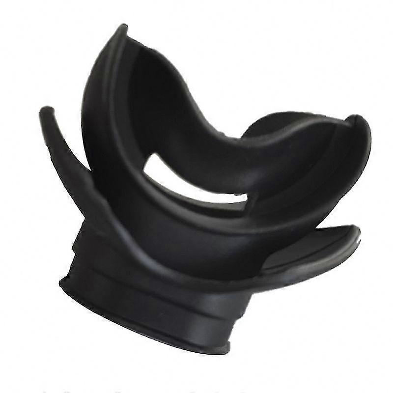 Black Moldable Silicone Diving Regulator Moutiece