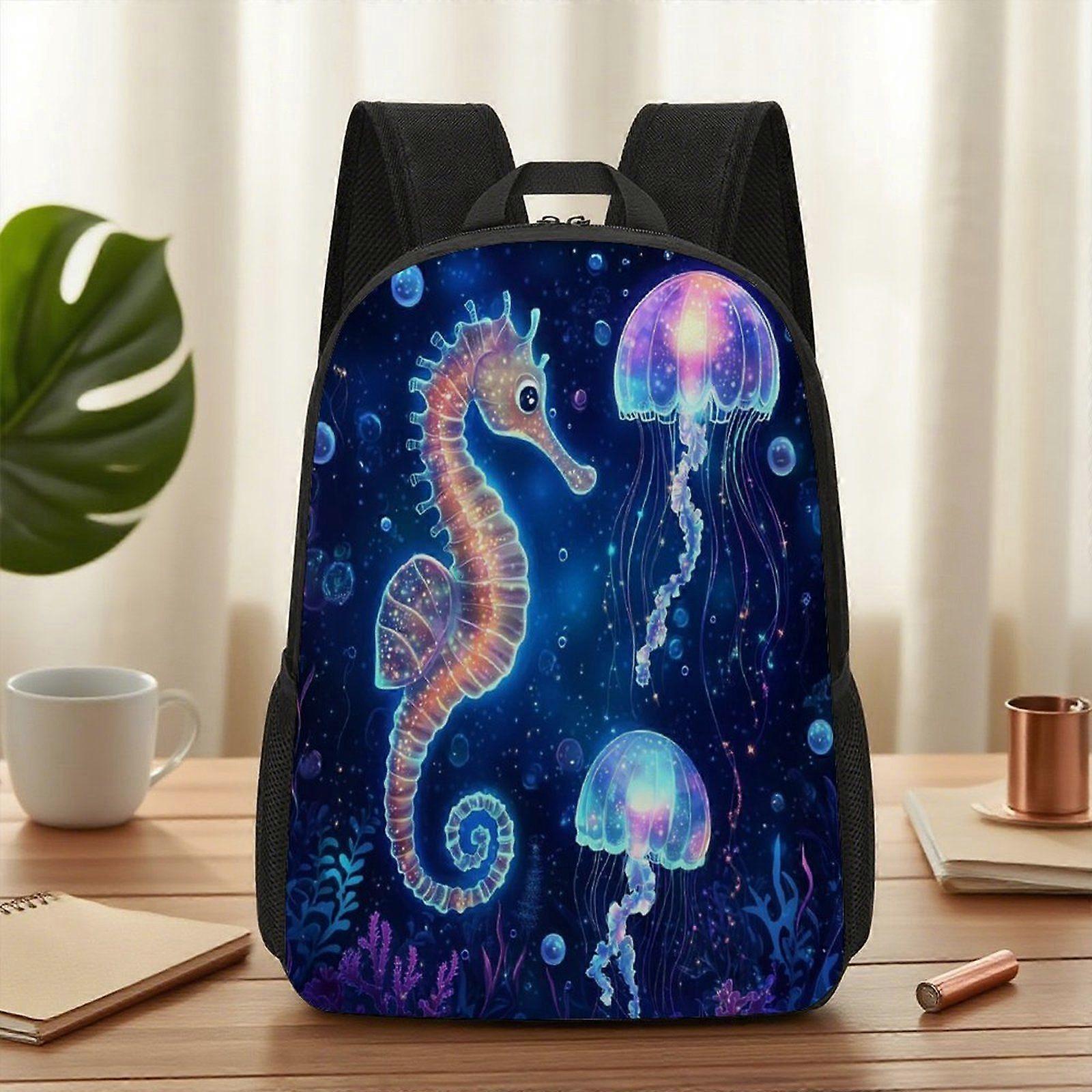 Le sac à dos Rainbow Cat de 43 cm (17 pouces) offre un design spacieux, une construction élégante et de haute qualité, ainsi qu'un compartiment pour bouteille d'eau.