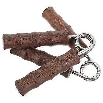 Wooden Hand Grip Strengthener, Fitness Finger Trainer, 1 Pair for Exercise Training
