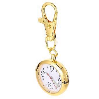 Alloy Nurse Fob Watch Clip on Watch with Keychain for Decoration