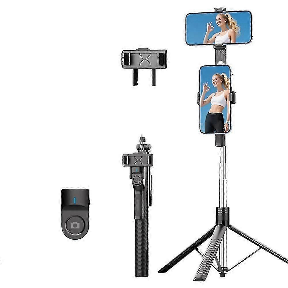 Dual Phone Bluetooth Selfie Stick