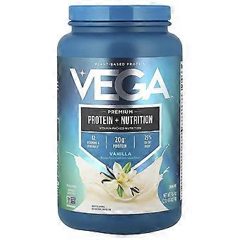 Vega, Plant-Based Protein, Premium Protein + Nutrition, Vanilla , 2 lb 4.4 oz (1 kg)