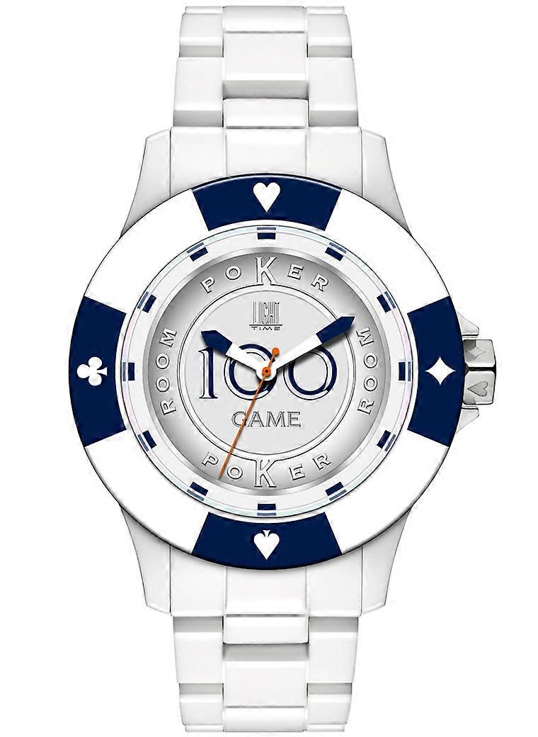 LIGHT TIME POKER - White / Blue