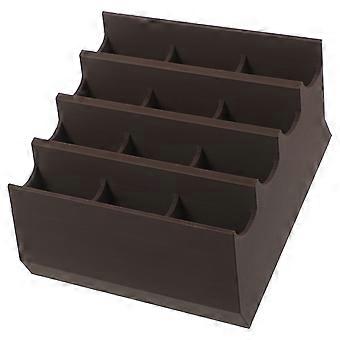 Clipper Blade Holder - 12-Slots Grooming & Shaving Tool Container For Home Bathroom Barber Salon Beard Razor & Haircut Blade Organization 4.1x3.9x1.6I