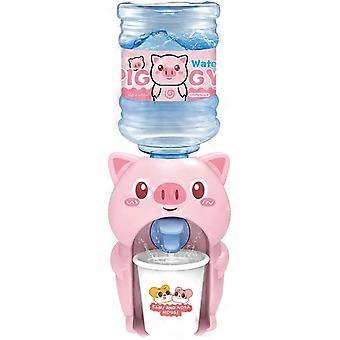 Dispensador de Água Mini Liangnv para Crianças Adorável Máquina de Água de Porco Brinquedo de Água Engraçado para Crianças (Rosa)