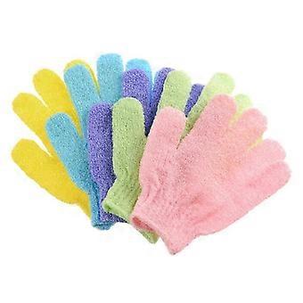 20 Pack Five Finger Bath Gloves Portable Scrub Exfoliating Rubbing Household Dissolving Tools Mitts WASHGLOVE