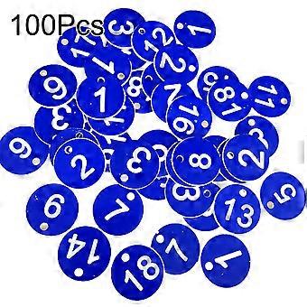 100st bikupa tag vattentät identifiering runda 1-100 numrerad märkesetikett biodling leveranser qinhai