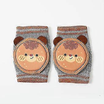 Baby Crawling Knee Pads Anti Slip Knee Protectors Infant Crawling Elbow Knee Sleeve Cotton Knee Pads Toddler Knee Protector Pads Sleeve For Crawling B