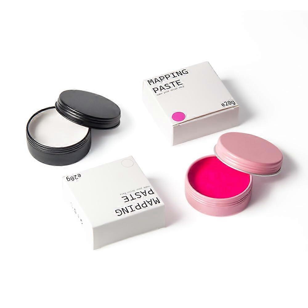 Eyebrow Mapping Paste Pink 20g for Microblading, Precise Brow Shaping, Skin-Friendly Formula