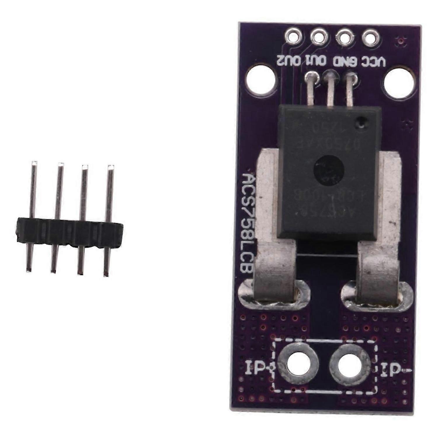 ACS758 ACS758LCB-100B Current Module Linear Hall Current Sensor PFF-T Current Detection 3-5V