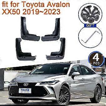 Para-lama de alta qualidade compatível com Toyota Avalon XX50 50 2019~2023 2022 2021 2020 Acessórios Protetor de respingos Para-lama dianteiro e traseiro Para-lamas Estilo Automotivo