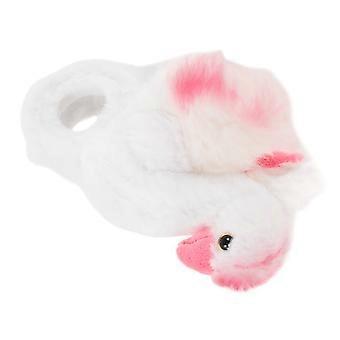 Knuffelarmbandjes met dierenprint, pluche flamingo-armbandjes voor kinderen, 2 stuks, comfortabele bandjes.
