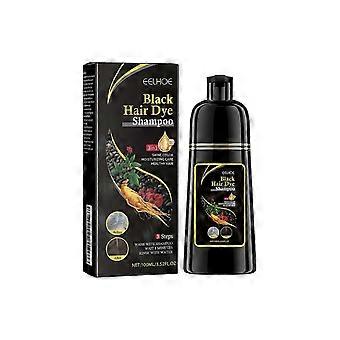 Champú para tinte para el cabello, Champú de color instantáneo 3 en 1, Champú de cobertura de canas de larga duración para hombres y mujeres