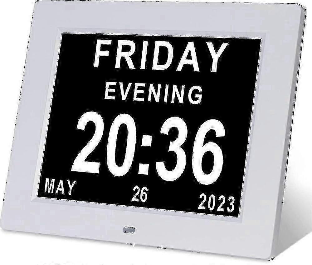 Easy to Read Large Screen Day Date Clock for Elderly Care