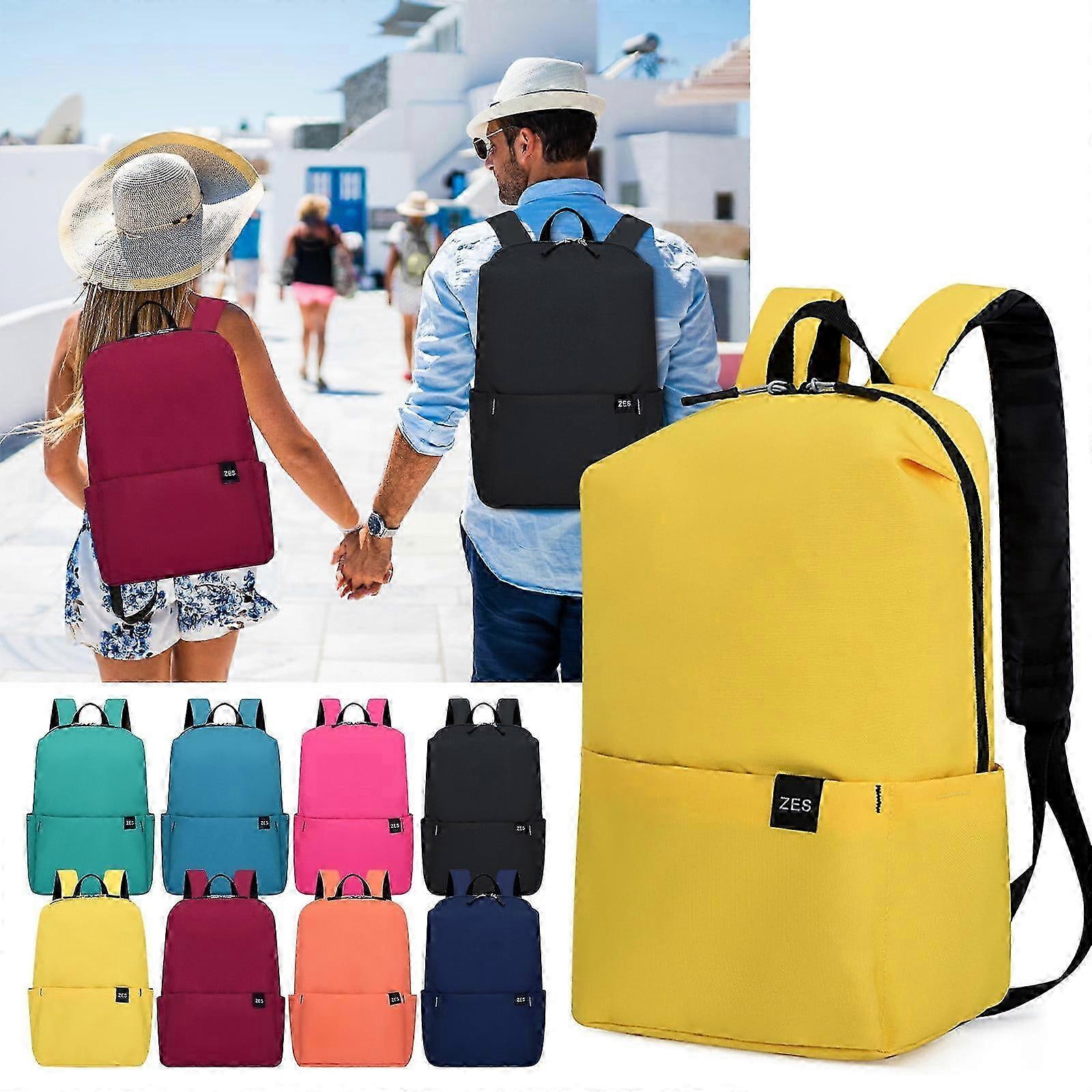 Simple Solid Colour Daily Backpack