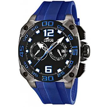 Lotus chrono watch for Unisex Analog Quartz with Polyurethane Bracelet L15791/5