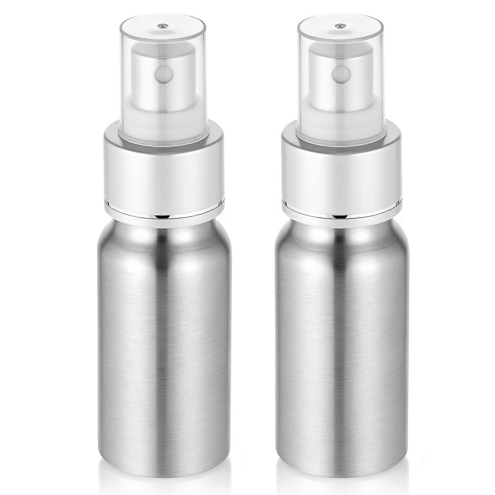 Silver Cocktail Atomizer Empty Spray Bottles for Storage Use 10Pcs