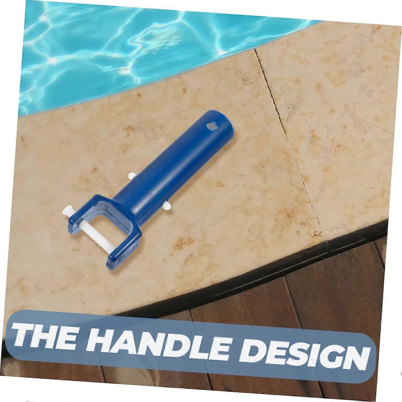 Durable Plastic Pool Vacuum Head Handles Set for Efficient Pool Cleaning and Easy Storage