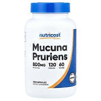 Nutricost, Mucuna Pruriens, 800 mg, 120 Kapseln (400 mg pro Kapsel)