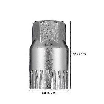 Bike Crank Dismantling Tool 2Pcs with Silver Medial Sleeve