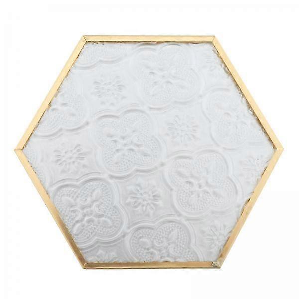 2x Nordic Coaster with Printed Floral Pattern, Reusable Tea Coaster
