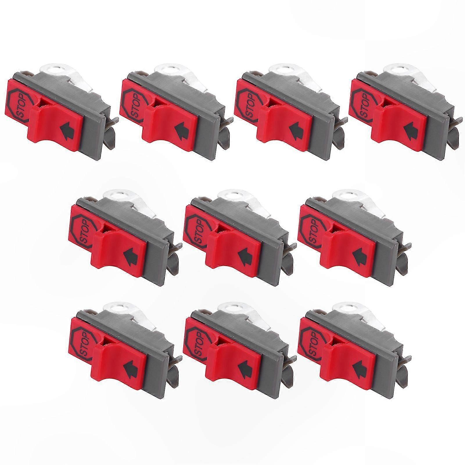 10Pcs Replacement On Off Stop Switch compatible with Chainsaws Compatible with Multiple Models