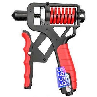 Adjustable Hand Grip Strengthener with Digital Counter, 5-165KG Resistance Ergonomic Non-Slip Forearm Trainer, Double Spring Wrist Exerciser-lsy