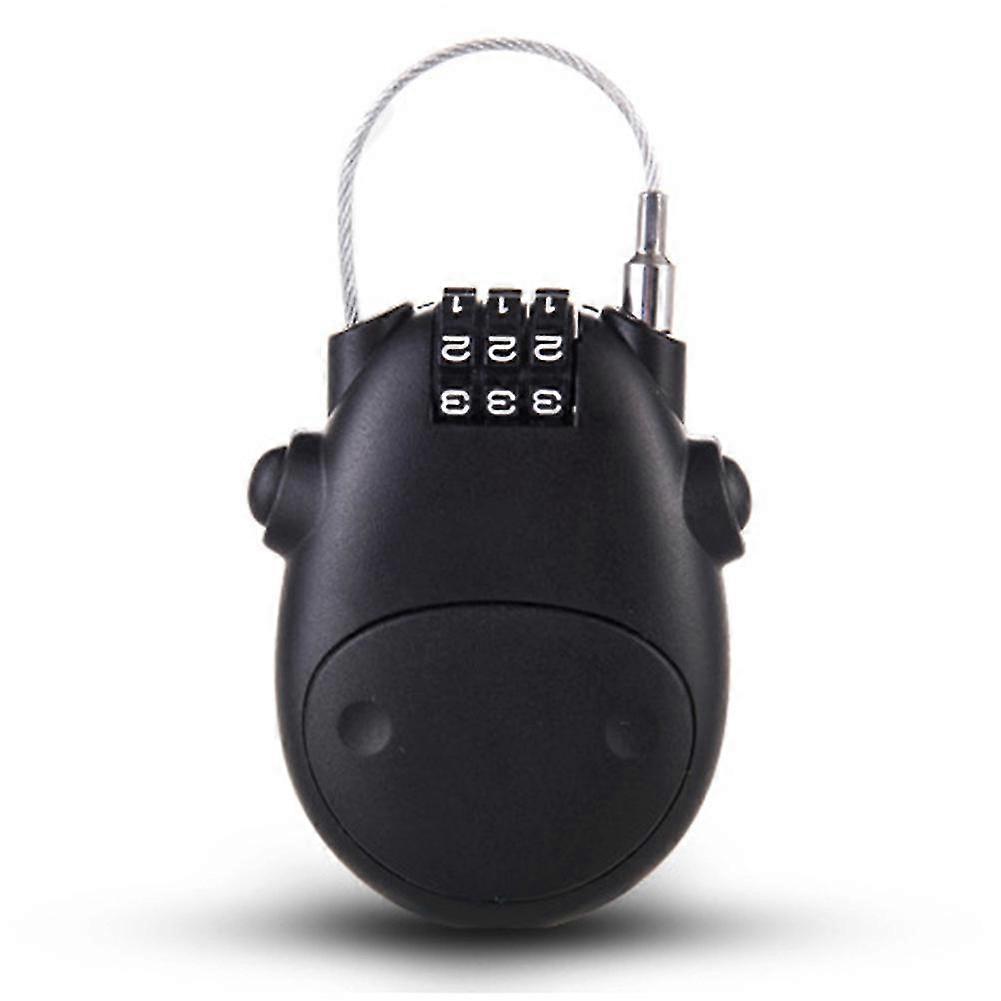 Alloy Body Mechanical Helmet Cable Lock