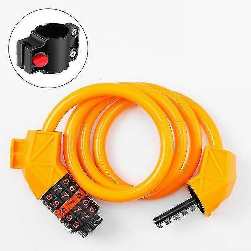 PVC-Coated 5-Digit 120cm Cable Lock