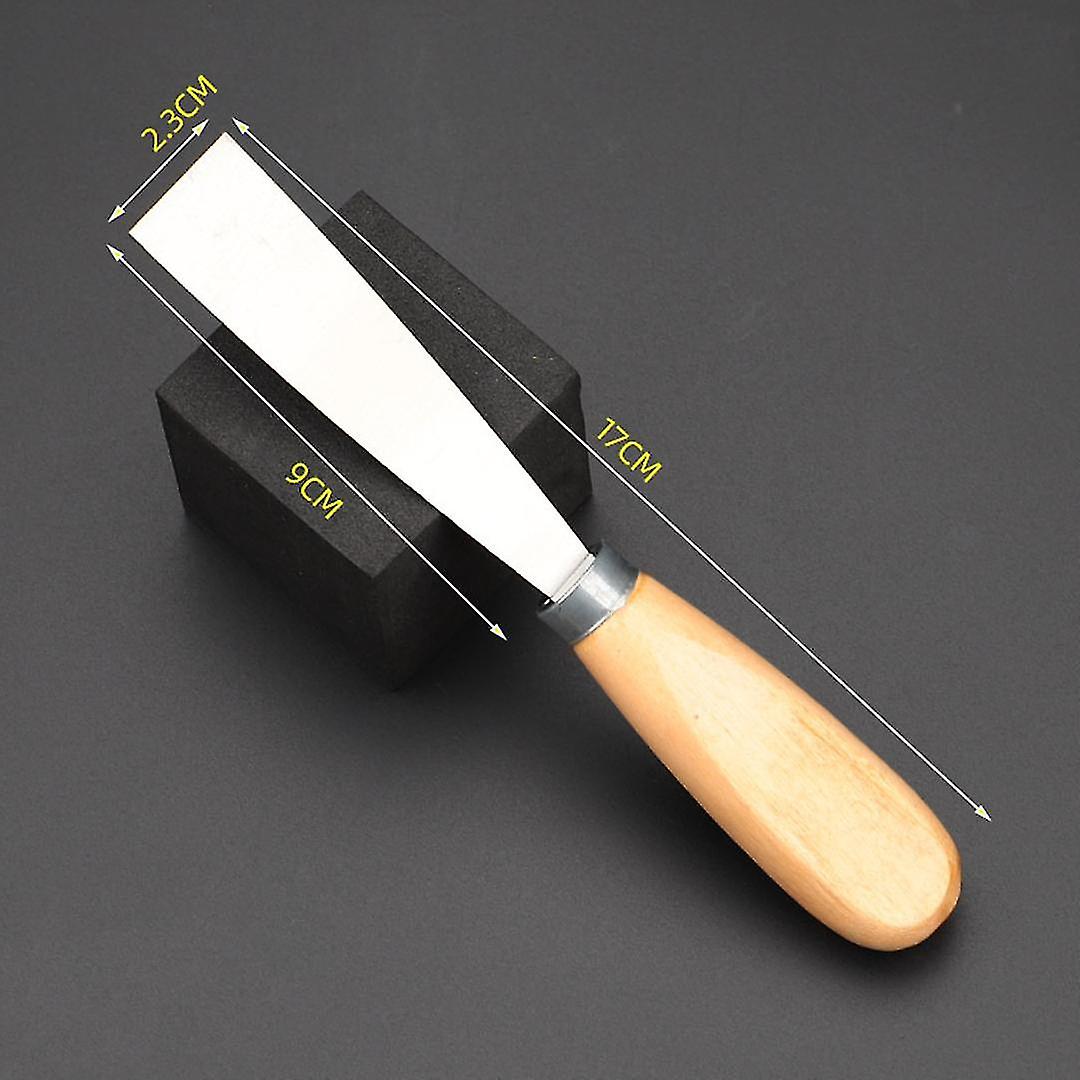 Pxcl Set Of 3 Spatulas | Knife For Stripping, Coating, Smoothing, Puttying, Butchering, Scraping, Unsticking, Sanding | Wooden Handle | 3 Sizes 1