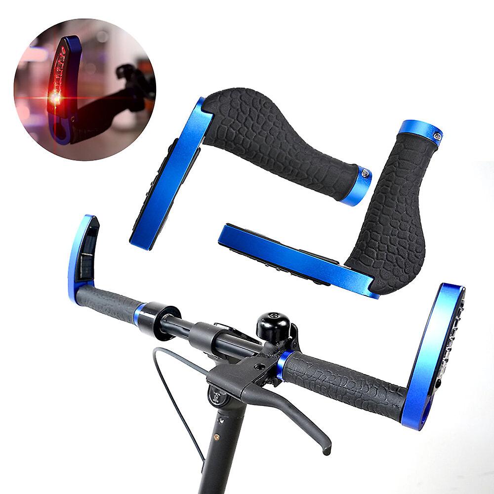 Scooter Handlebar With Turn Signal Light Non-slip Adjustable Handle Grip 2 Modes Usn/solar Rechargeable Safe Indicators For M365 / Pro Ninebot Scooter